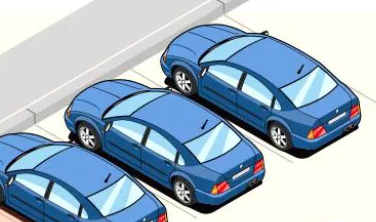 Вежливая парковка автомобилей