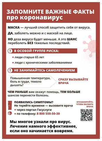 Полезная информация о коронавирусной инфекции